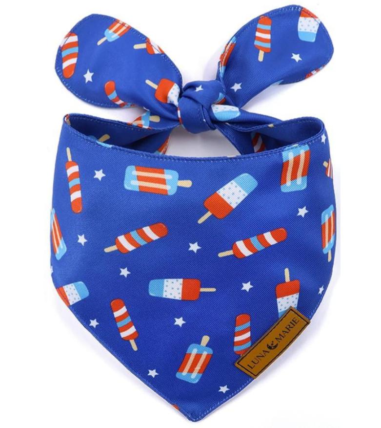 American Pup-sicle Bandana - LunaMarie