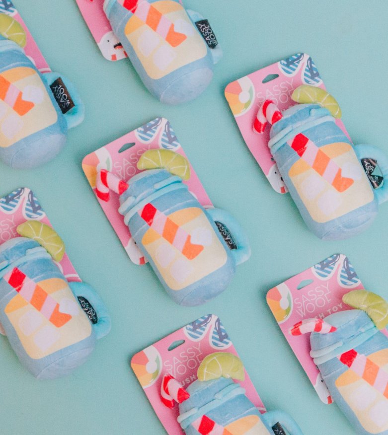 Dog Toy - 'You Can't Sip With Us' Lemonade - LunaMarie