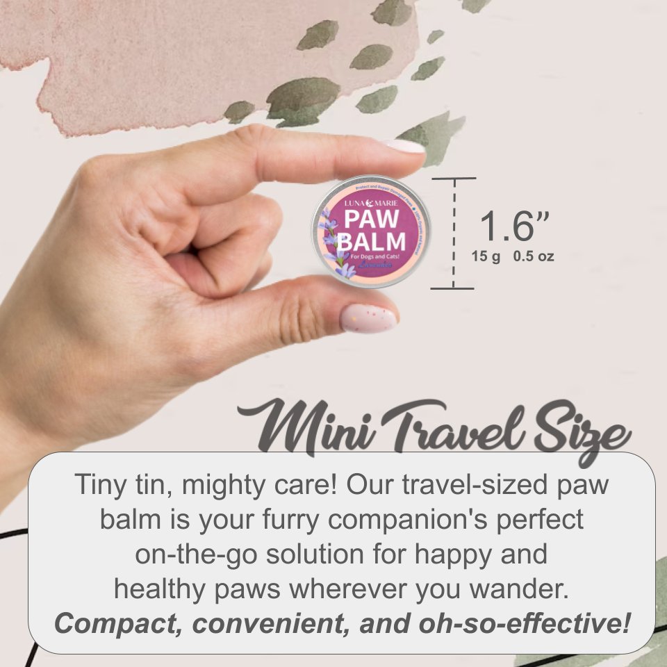 Paw Protection Balm 100% Organic (0.5 Oz) - LunaMarie