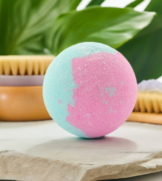 Relaxing Pet Bath Bombs - Organic Lavender and Vanilla (2 count) - LunaMarie