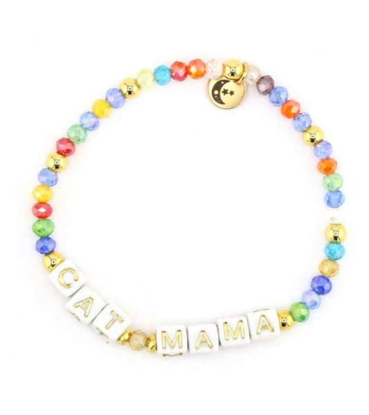 Rainbow Bracelet - Multiple Text Options - LunaMarie